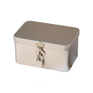 Secure Retro Styles Metal Organizers Box With Key Lock Office Desk Decorative Storage Solution