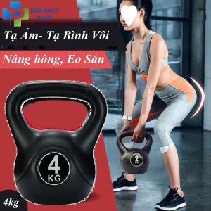 Tạ Kettlebell Bê Tông PE 4kg Cao Cấp Tiện Dụng Cho Tập Luyện Cơ Bắp T P Tiến Phát SMART