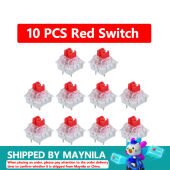 10PCS OUTEMU Switches & Accessories: 3 PIN Tactile/Linear Blue/Brown/Red Switches & Silent Panda Switch