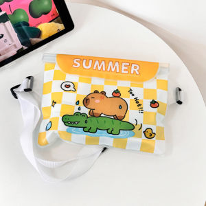 SERENEGLOW Cute Cartoon Waterproof Phone Pouch with Floating Design for Swimming Hiking and Outdoor Adventures