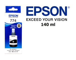 【BIG SALE】EPSON ink 774 Pigment Bottle ink Genuine Black 140ml Ink EPSON Workforce M200 M105 M100 L655 L605 L1455 T7741 7741 774 INKS