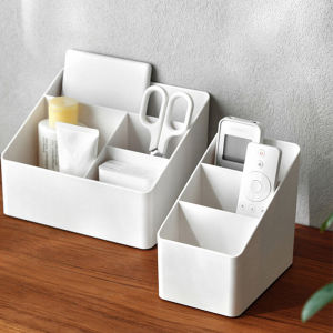 Multi Grid Desktop Storage Box Stationery Phone Organizer TV Remote Control Box Cosmetics Desktop Storage Case Organizer