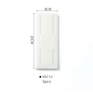 Self-Adhesive Power Socket Strip Fixator - Wall Mounted Punch-Free Row Plug Holder for Kitchen Home Office"