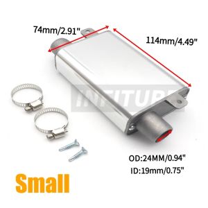 Kaly 24mm Muffler Silencer Aluminum Alloy Car Air Diesel Parking Heater Exhaust Small Medium Size For Webasto Eberspacher Z5Q1T