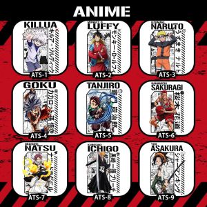 ANIME TEES Drifit White Sublimation QuickDry Shirt Popular Series Favorite KIllua Naruto Luffy Classic Designs