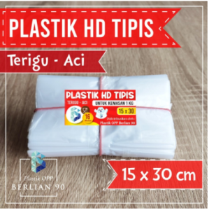 HD Tipis 15x30 cm Plastik Buram Bungkus Makanan Tahan Panas