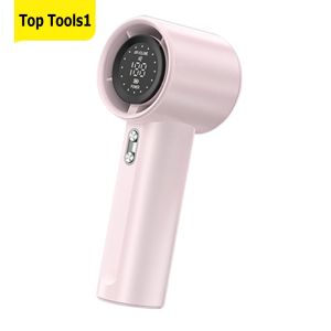 High Speed Fan LED Display Handheld Turbo Fan Mini Personal Fan for Home Office