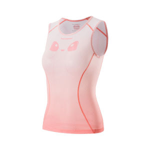 ROCKBROS แห้งเร็วระบายอากาศดีเสื้อเจอร์ซีย์นักปั่นผู้หญิงเสื้อกั๊กออกกำลังกายสะท้อนแสงซึมซับเหงื่อเสื้อผ้าปั่นจักรยานแขนกุดสำหรับผู้หญิง