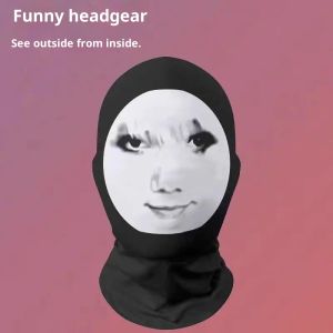 LAZ nigori mặt nạ toàn Mũ Trùm Mặt vui nhộn với góc nhìn trong suốt bên trong hoàn hảo cho Trò đùa và cosplay