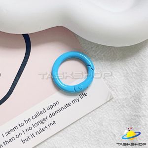 พร้อมส่ง🔥 ตะขอกลม ห่วงสปริง แบบหนา 3.5 mm.  ห่วงพวงกุญแจ DIY ห่วงกลม สำหรับ คล้องกระเป๋า โมเดล ตุ๊กตา