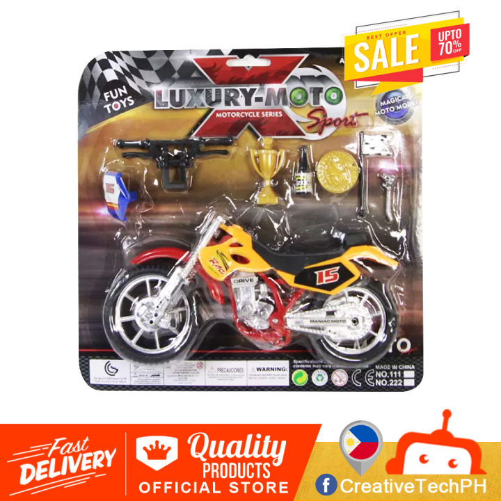 Motorcycle Motorbike Racer Vehicle Toy by Creative Tech