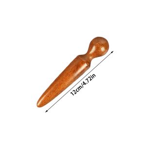 UTOPUS Mini Acupoint Massage Stick Wooden Round Head Foot Reflexology Massager Body Massage Stick for Relieve Physical Fatigue