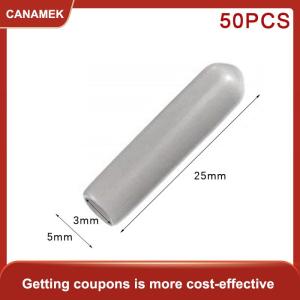 【CANAMEK】 50pcs máy rửa chén giá Mũ tip tine Bìa cap linh hoạt Vòng kết thúc Mũ bảo vệ tay áo cho sắc nét bài viết để ngăn chặn va chạm