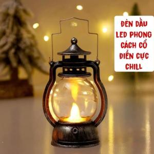 Đèn trang trí đèn dầu điện tử đèn dầu led mini phong cách cổ điển ánh sáng ngọn lửa siêu đẹp - Life Style 4U