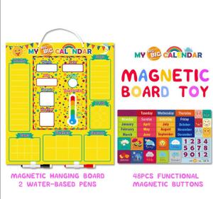 Weather Calendar Magnetic Board Kids Brain Development Wisdom Learning Enlightenment Creative Puzzle Montessori Child