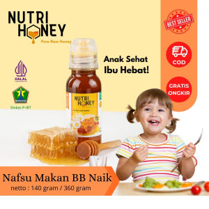 Madu Multiflora Nutrihoney 140gr Madu Untuk Menambah Nafsu Makan