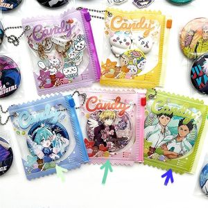 อะนิเมะ Ita กระเป ๋ า Pvc Pin Badge Storage กระเป ๋ า Protector กรณีกระเป ๋ าเก ็ บพวงกุญแจจี ้ ตุ ๊ กตา Organizer กระเป ๋ า