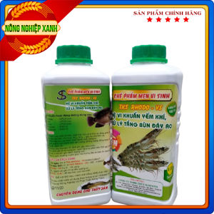 RHODO: Men Vi Sinh XỬ LÝ TẦNG BÙN ĐÁY AO - Chai 1 LÍT