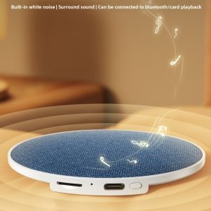 CANICECA Wireless Flat Under Pillow Bluetooth Speakers Support TF Card Ultra-Thin Music Player  Audio Player White Noise Soundbar
