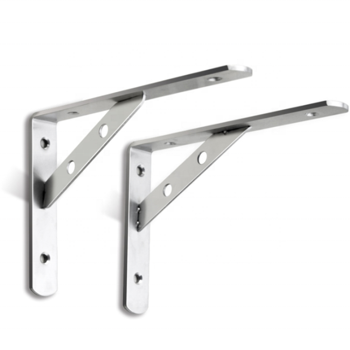 (2PCS) Folding Angle Bracket Adjustable Wall Mounted Folding Table ...