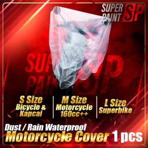 Penutup Motor Bike Cover Motorcycle Motorbike Cover Dust Protection Transparent Motor Cover