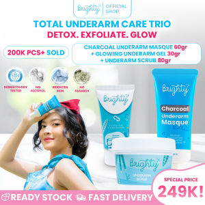 BRIGHTY CHARCOAL UNDERARM MASQUE X GLOWING UNDERARM X UNDERARM SCRUB