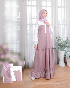 BAJU DRESS REMAJA GAMIS WANITA ETHICA AYUMI 416