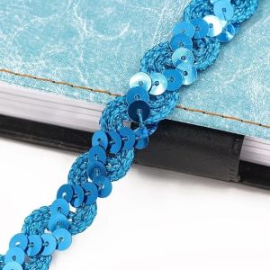 RUSSELLERT 5 thước Dây bện ren đính  tuyến 15MM May vá tự làm Ruy băng Phụ kiện vải ren Băng trang trí váy cưới Giai đoạn cắt may quần áo