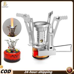 【HOSPORT】3000W Camping One-piece Gas Stove with Piezo Ignition Tourist Camping Burners for Outdoor Cooking Picnic