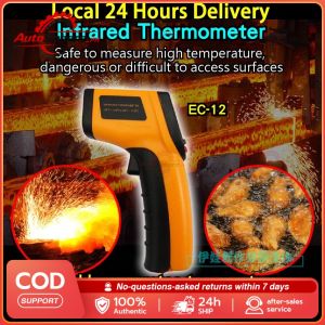 Infrared Digital Thermometer Non-contact Digital Infrared Thermometer Laser Temperature Meter Pyrometer Imager Hygrometer Termometro infrarojo Light Alarm