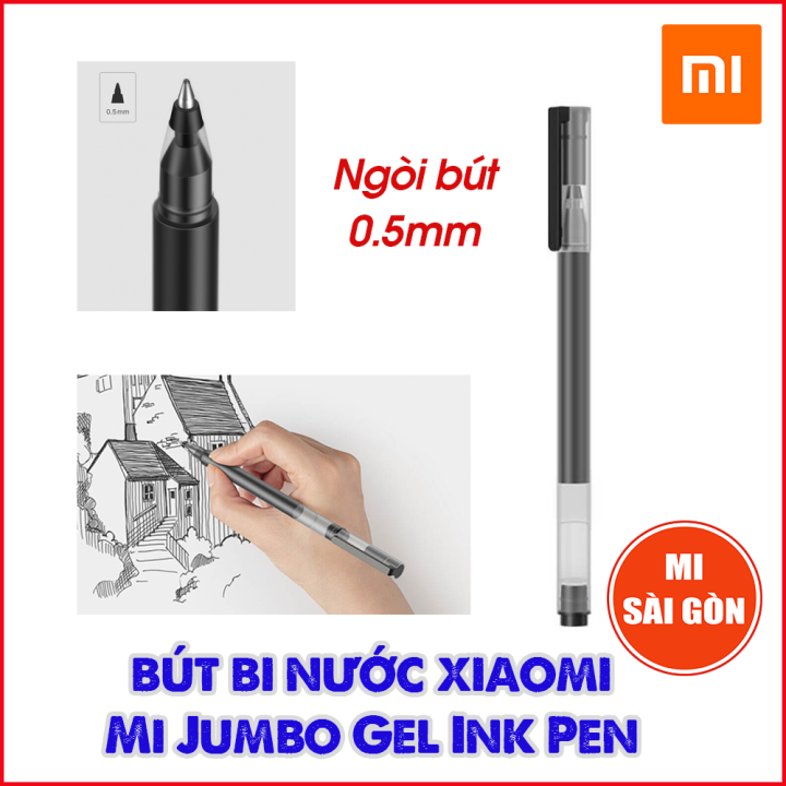[HỎA TỐC 2H] Bút Bi nước Xiaomi Mi Jumbo Gel Ink Pen ( Mực Đen / Mực Đỏ