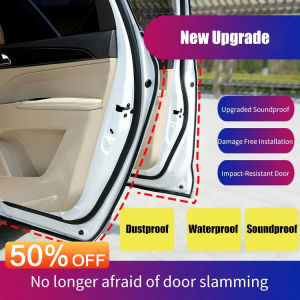 Double Seal Door Frame Seal Thickened Soundproofing Strip Modified Hood Seal Car Trunk Strip