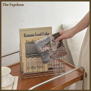 [The Fayshow] Ins Minimalist Iron Desktop Storage Rack Organizer Table Metal Organizing Rack