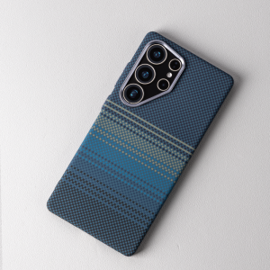 Sanptoch For Magsafe Non-slip Carbon Fiber Texture Phone Case For Samsung Galaxy S25 S24 23 Ultra Plus Pixel Pattern Shockproof Hard Cover For Galaxy S23+ S24+ S25+ Slim Skin-friendly Protection Casing