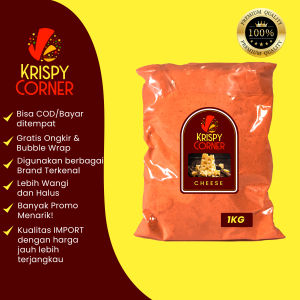 Bumbu Tabur Rasa Keju Cheese Powder 1kg Penyedap Aneka Snack Kentang Ayam Jamur Crispy Bumbu Bubuk Aneka Rasa Keju Cheese Powder Bumbu Tabur Aneka Rasa kiloan 1Kg