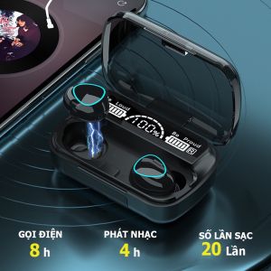 Tai Nghe Bluetooth M10 Pro Tai Nghe Không dây M10 Pro Phiên Bản Nâng Cấp Pin Trâu Nút Cảm Ứng Tự Động Kết Nối