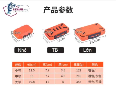 Hộp Đựng Phụ Kiện Câu Cá Đa Năng ABS Chống Nước Chống Va Đập HPK7 - Sanami Fishing