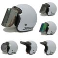 Helm bogo jpn arc retro putih kaca datar flat visor. 
