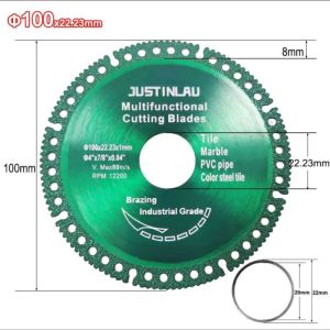 Terbaru!!! 6 In 1 Mata Gerinda Potong BesiKayuKeramikhollow 4 Inch Diamond