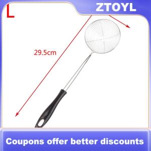 【ZTOYL】 Stainless Steel Wire Drain Scoop Hot Pot Drain Scoop Drain Oil Spill Scoop