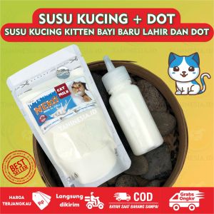 Susu kucing dan dot nya bundle paket murah Susu kucing + dot kitten  paket hemat