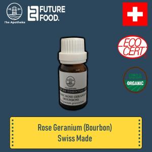 Pure Rose Geranium Essential Oil (Bourbon Grade) [SWISS MADE] 10mL 50mL [FREE SHIPPING]