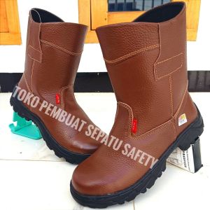 Sepatu safety kulit sapi asli plat besi tahan paku tahan benda tajam tahan api las gerinda sepatu safety ujung besi sepatu safety bot king skn sepatu safety terlaris keselamatan kerja pabrik proyek tambang batu bara sepatu kerja pria wanita