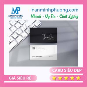 In card visit name card danh thiếp thẻ tích điểm thẻ bảo hành - Thiết kế theo yêu cầu