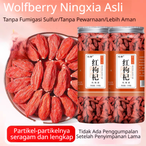 Snack wolfberry kering 150g wolfberry berkualitas tinggi manis dan lembut dikemas secara individual pengganti makanan kasual