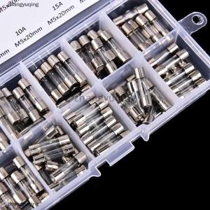 [COD] zhangyuqing 100Pcs Set 5x20mm Quick Blow Glass Tube Fuse Assorted Kits Fast-blow Glass Fuses