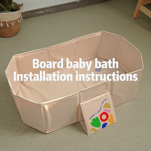 Adjustable Baby Bath Tub Thickened Large Foldable Bathtub for Safe and Enjoyable Bath Hour for Boys and Girls