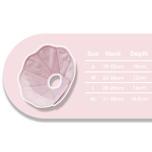 HamshMoc Pet E Collar Lightweight Waterproof Two Sided EVA Lined For Recovery Care