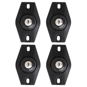 4 Pcs Roda Tempel Mini Serbaguna 360 Derajat Stainless Universal Roda Storage Box Roda Furniture