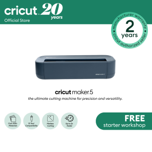Cricut Maker 5 Bundle | Sticker Maker Vinyl Cutter Engrave Deboss Cut Wood Fabric Pang Negosyo